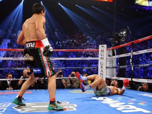 Box El mexicano Juan Manuel Márquez dijo hoy que le preocupó ver que el filipino Manny Pacquiao no se levantaba tras mandarlo a la lona en el sexto asalto con un golpe "espeluznante" el sábado en Las Vegas.