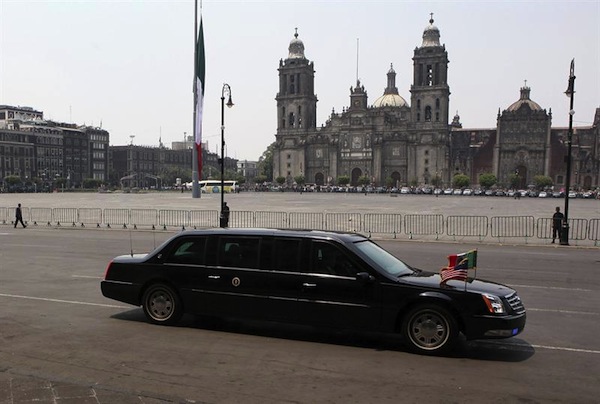 Obama llega a Méx