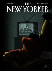 "Bert and Ernie" se convierten en iconos gais de la portada del The New Yorker.