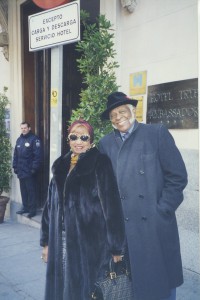 Celia Y Pedro en el Hotel Madrid.
