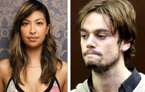 Un jurado de Nueva York encontró hoy a Nicholas Brooks (d) culpable de homicidio por la muerte de su novia, la diseñadora peruana Sylvie Cachay (i), ocurrido en diciembre de 2010.