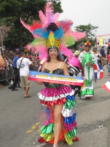 La Reina Internacional del desfile.