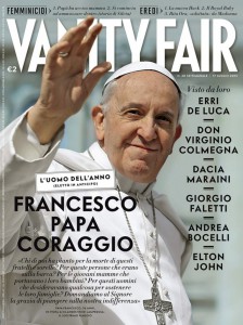 La edici&oacute;n italiana de la revista "Vanity Fair" ha elegido al papa Francisco "hombre del a&ntilde;o".
