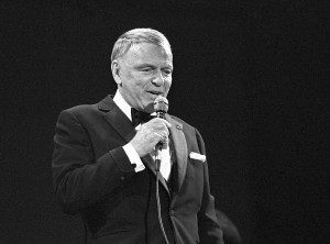 El cantante estadounidense Frank Sinatra. 
