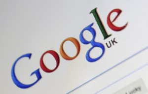 Imagen de la p&middot;gina de inicio de Google Reino Unido. 