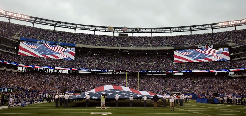 Imagen del MetLife Stadium de New Jersey en una foto de archivo entre Panthers y Giants.
