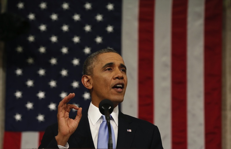 El presidente de los Estados Unidos, Barack Obama, pronuncia su discurso anual sobre el Estado de la Unión.