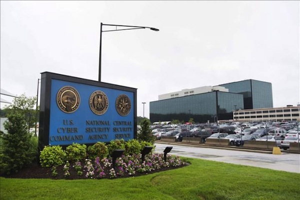 Fotografía de archivo que muestra una imagen de la sede de la Agencia Nacional (NSA) en Fort Meade, Maryland.
