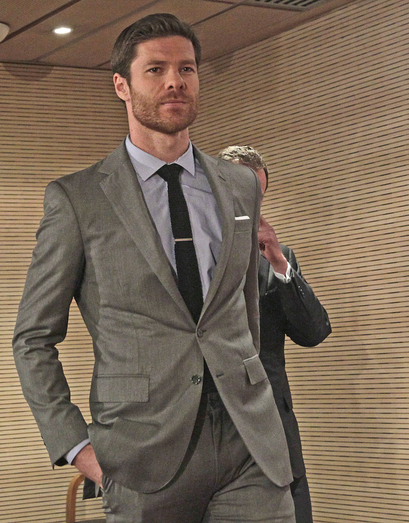 El jugador del Real Madrid y de la Selección Española, Xabi Alonso.