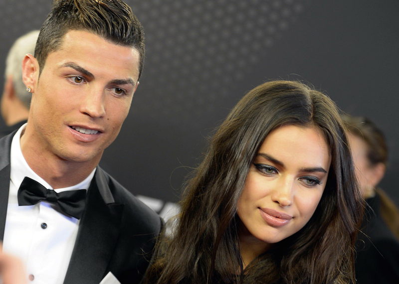 El delantero portuguÈs del Real Madrid, Cristiano Ronaldo, y su novia Irina Shayk