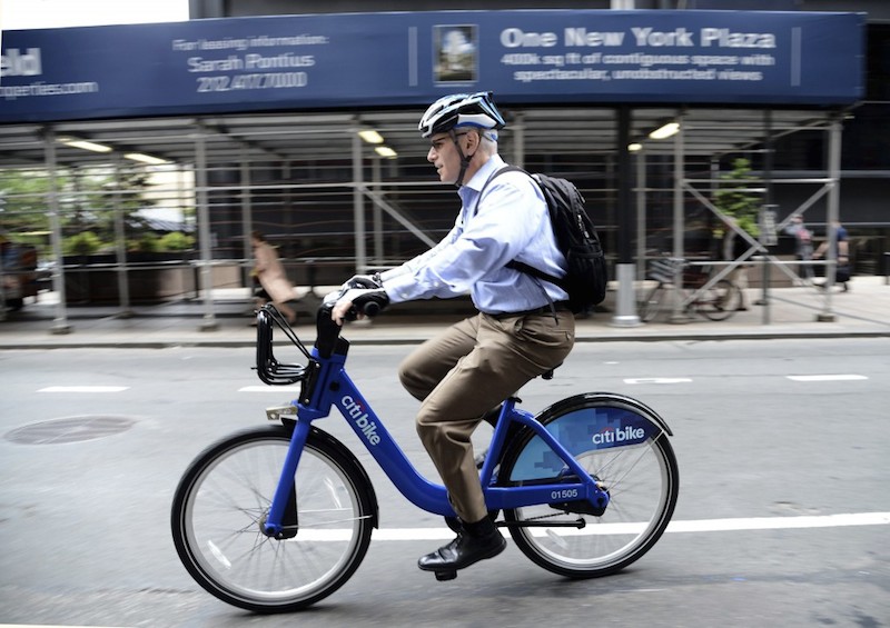 stadounidenses que van en bicicleta a trabajar aumentaron un 60 % en 10 años.