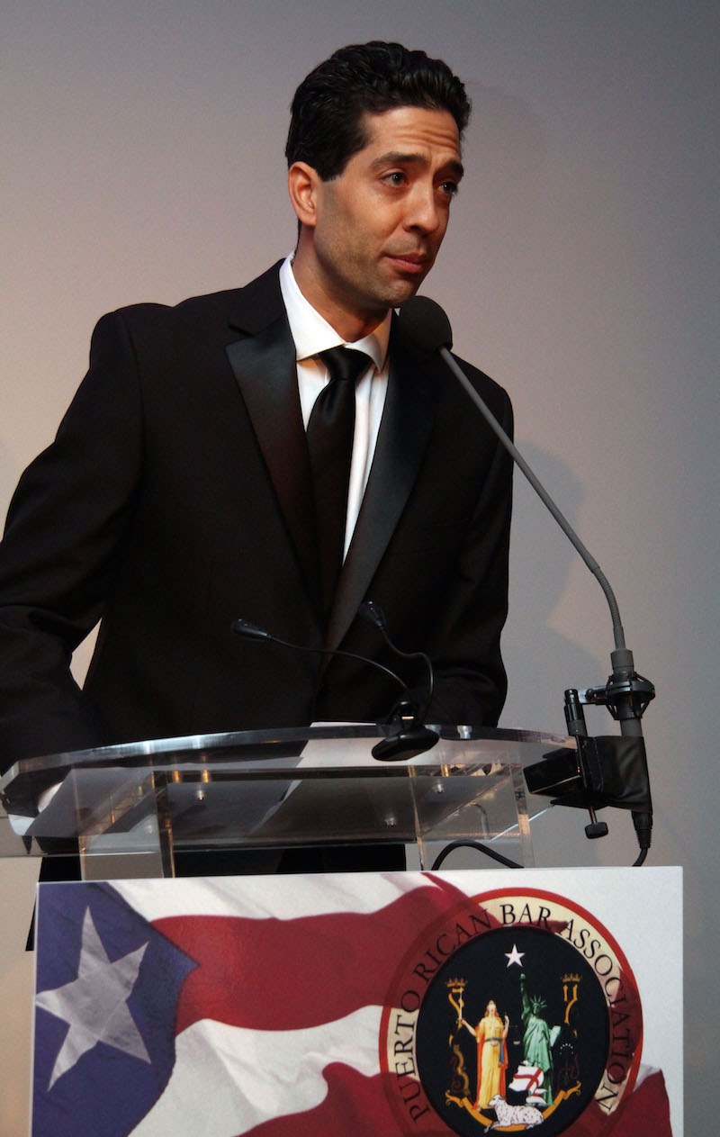 El Licenciado Carlos Pérez- Hall, quien juramentará como Presidente de PRBA el próximo junio 5, en su mensaje durante la Gala de PRBA.