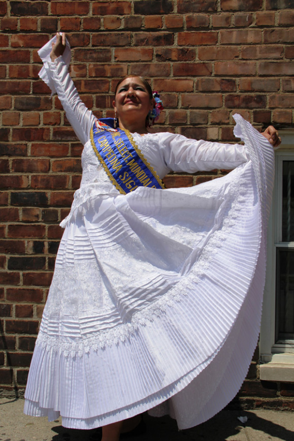 Rocío Alvarado, ex campeona de marinera de la categoría “master”.
