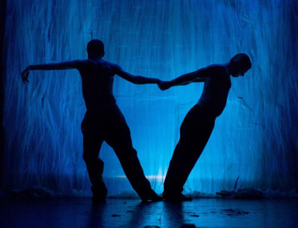 Eric y George en una escena de "El cruce sobre el Ni&aacute;gara".