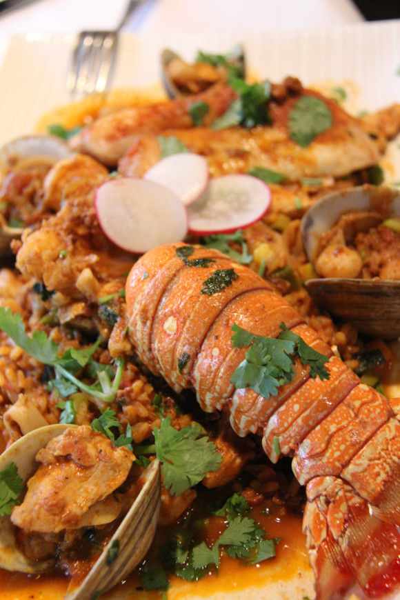 Por decisi&oacute;n popular la Paella Mexicana de Chichimecas es la mejor de la regi&oacute;n. Preparada no solo con variedad de mariscos, sino con vegetales frescos de la huerta de la familia Gonz&aacute;lez, rojos tomates, crujientes calabacines, arom&aacute;ticas hierbas y ali&ntilde;os ancestrales le dan el sabor, el aroma y la textura precisa para homenajear el paladar y el esp&iacute;ritu de quien la saborea.