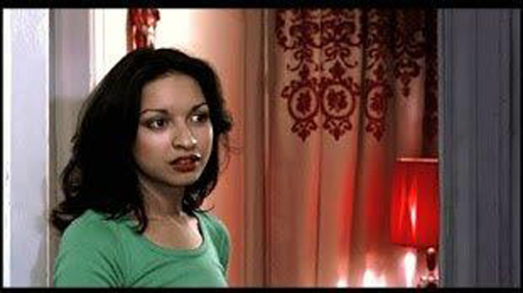 Elizabeth Peña en su debut cinematográfico en "El Súper".