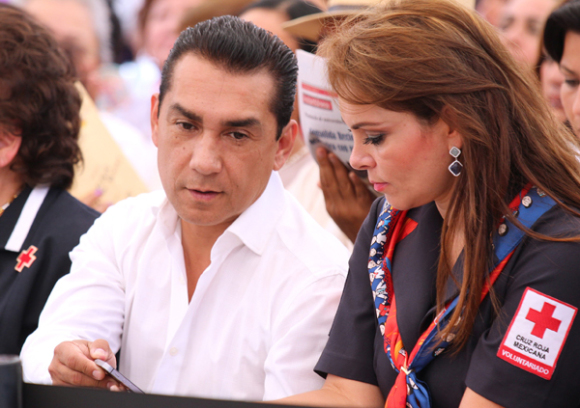 El exalcalde de Iguala, Jos&eacute; Luis Abarca Vel&aacute;zquez, y su esposa, Mar&iacute;a de los &Aacute;ngeles Pineda Villa.