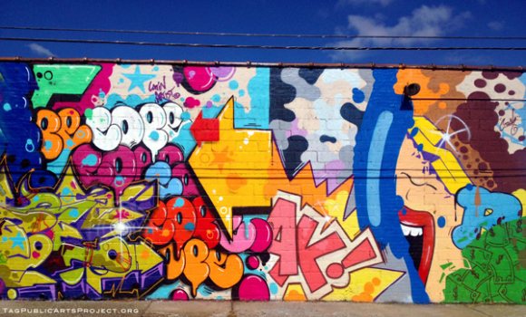Grafiti realizado por Cope2 y John "Crash" Matos en El Bronx.