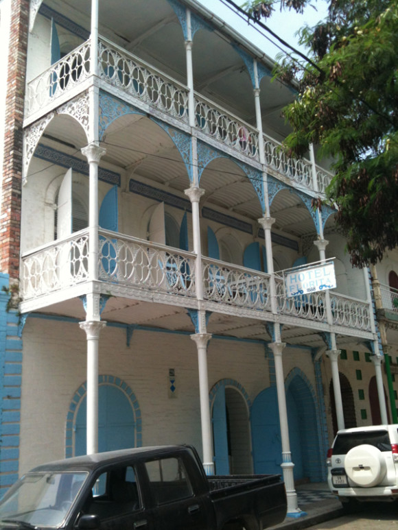 Hotel Florita, en Jacmel. 