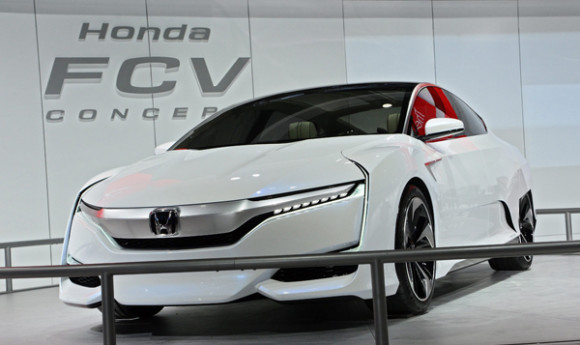 Vista de un prototipo del Honda FCV.