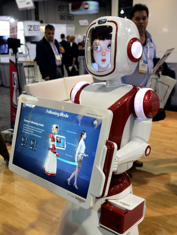 El robot interactivo para el hogar "Future Robot".