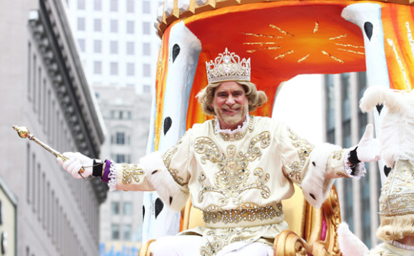 Rex, el rey del carnaval, en el desfile del carnaval Mardi Gras en Nueva Orleans.