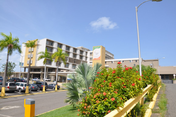 Imagen del centro hospitalario de la ciudad.