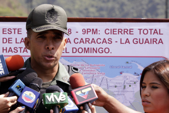 Antonio Jos&eacute; Benavides Torres, en una rueda de prensa en Caracas, Venezuela. 