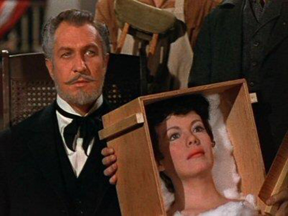 Vincent Price en una escena de House of Wax.