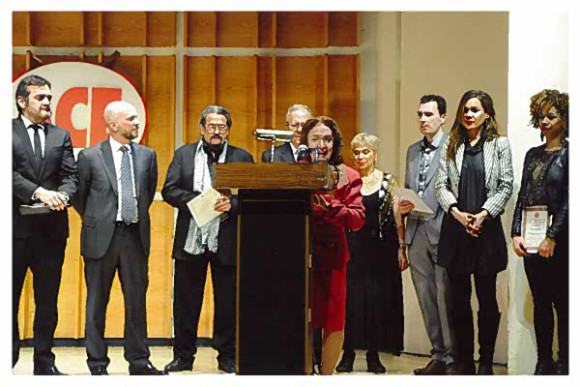 Alejandro Barr&oacute;n , Vidal Cant&uacute;,  Juan Basanta, Manolo Garc&iacute;a Oliva, Miriam Col&oacute;n, Fanny Rybin,  Artur Balder y Annia B&uacute; e Ydalmis Garc&iacute;a.