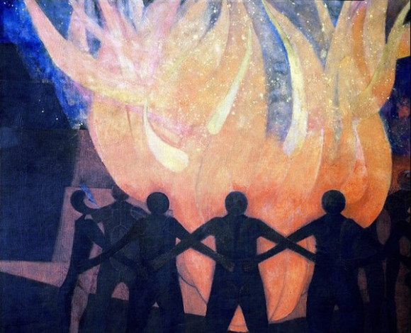 El imponente mural &ldquo;Fraternidad&rdquo; del maestro oaxaque&ntilde;o Rufino Tamayo, de nueve metros de largo por cuatro metros de altura, con su esplendor creativo y profundo contenido conceptual, retorn&oacute; a la sede de las Naciones Unidas en Nueva York para recibir a todos los visitantes con su mensaje de hermandad.