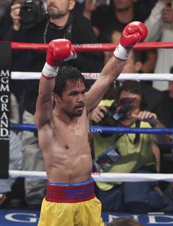 "Creo que gané la pelea", declaró Pacquiao