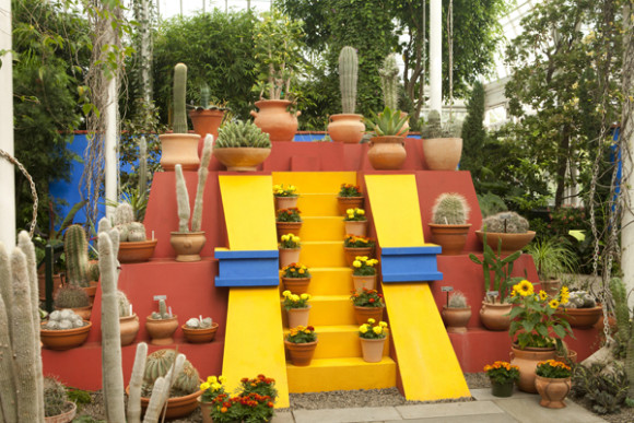 Una parte de la exhibición "Frida Kahlo: Art, Garden, Life".
