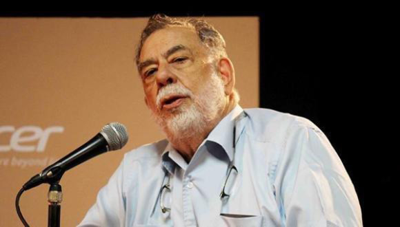 Francis Ford Coppola en conferencia de prensa. (Foto Cubadebate)