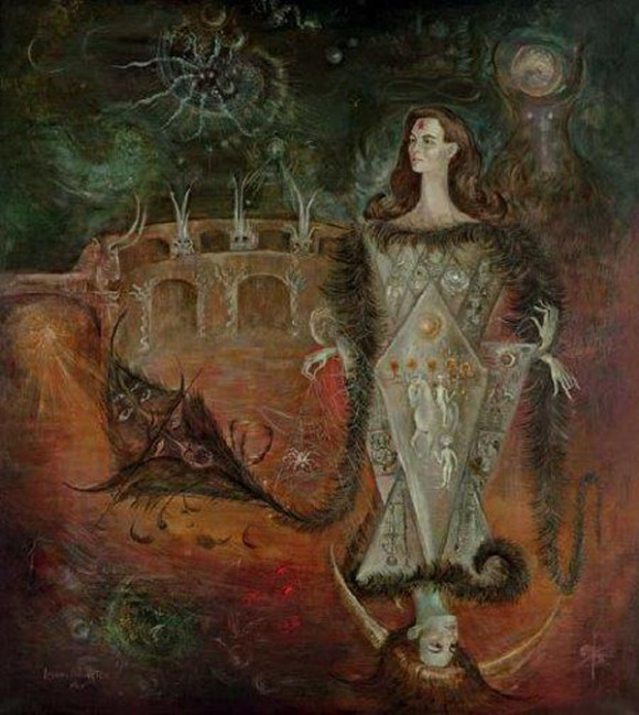 Mar&iacute;a F&eacute;lix vista por la surreal&iacute;sta Leonora Carrington en este doble retrato.