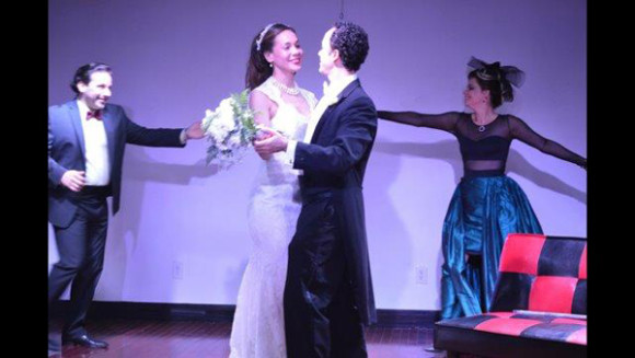 El elenco de "La boda", producción de lujo dirigida por Leyma López.