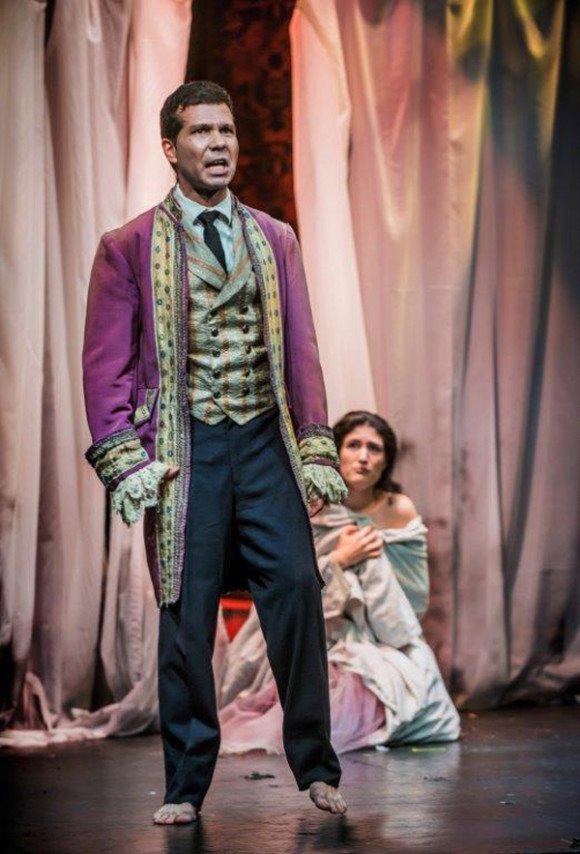 George River&oacute;n y Ursula Garc&iacute;a Tinoco en "El burlador de Sevilla".