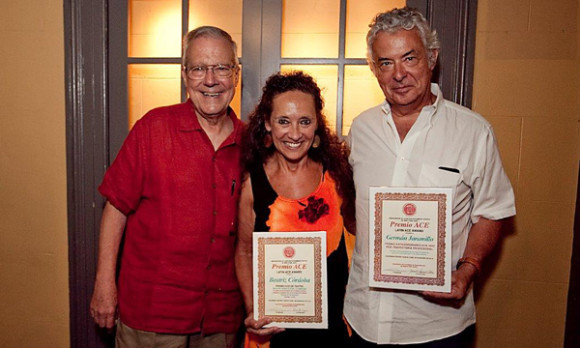Manolo Garc&iacute;a Oliva, Beatriz C&oacute;rdoba y Germ&aacute;n Jaramillo.
