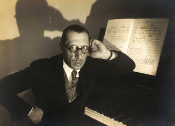 Igor Stravinski en Par&iacute;s en 1929.
