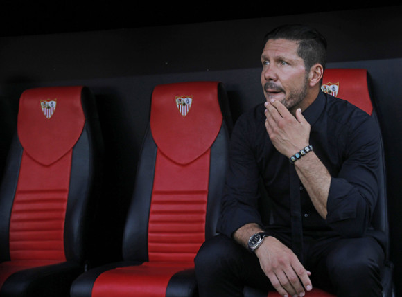 La liga española cuenta con dos entrenadores latinoamericanos, ambos argentinos: Berrizo y Simeone (en la foto).
