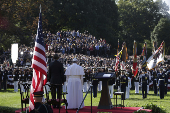 El papa Francisco y el presidente Barack Obama, durante la visita del ponti&iacute;fice a la Casa Blanca, el 23 de septiembre.