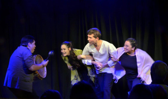 Carlos Solís, Emily Grisanty, George Riverón y Jessica Flori.