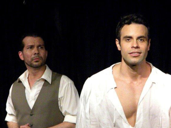 George Riverón y Paul Montoya en "El Barco Ebrio".