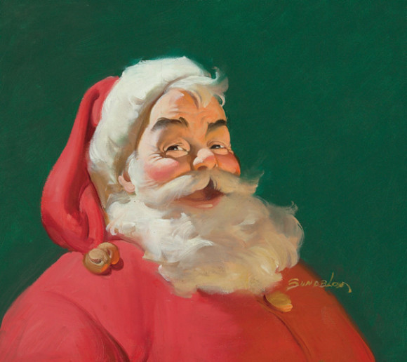 En 1863 el dibujante alem&aacute;n Thomas Nast dise&ntilde;&oacute; el personaje de Pap&aacute; Noel con la contextura actual. En el siglo XX por encargo de Coca Cola el pintor Haddon Sundblom crea la versi&oacute;n que conocemos actualmente.