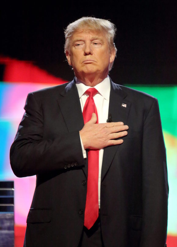 El candidato a la presidencia de Estados Unidos por el Partido Republicano Donald Trump.