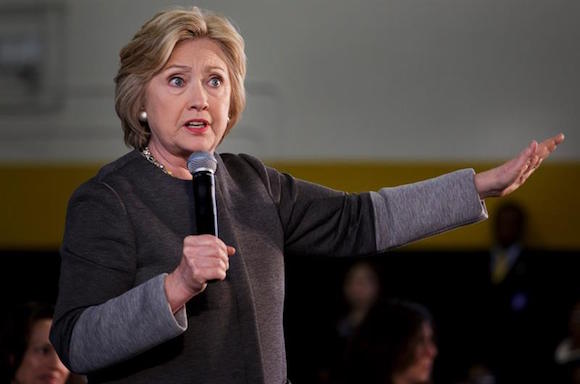 La precandidata presidencial dem&oacute;crata, Hillary Clinton.