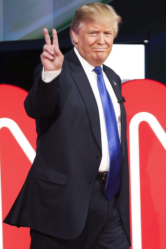  El aspirante a candidato presidencial por el partido republicano Donald Trump 