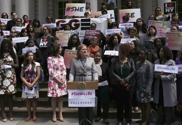 La Vocera del Consejo de la Ciudad de Nueva York, Melissa Mark-Viverito de quien fue la iniciativa del YWCA indicó que la iniciativa, que surgió hace un año, es “la primera coalición in Estados Unidos en enfrentar la desigualdad sistemática de género”. (Foto twitter NYCCouncil)