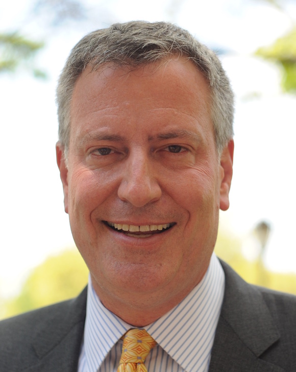 Bill de Blasio portrait