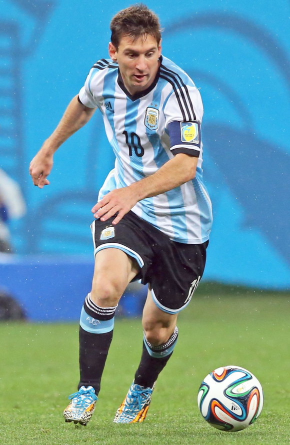 El delantero argentino Lionel Messi.